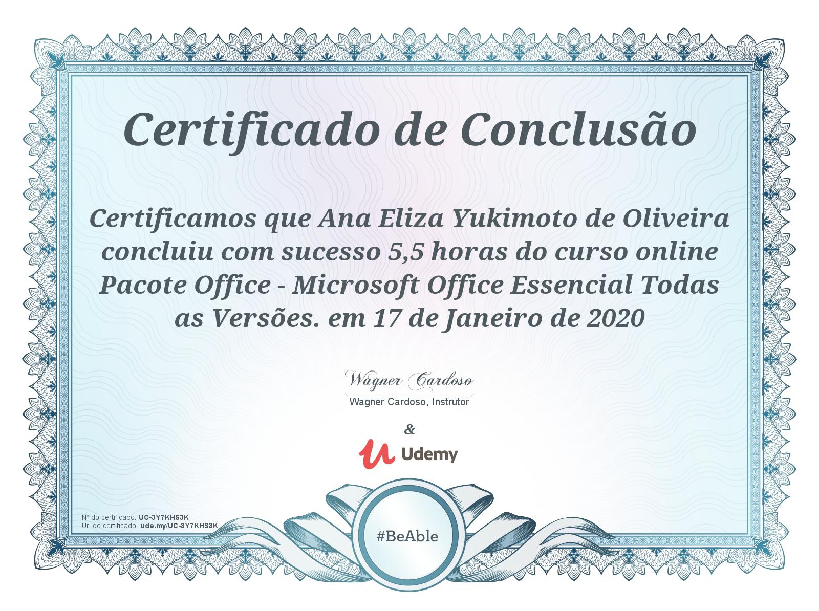 Imagem do Certificado